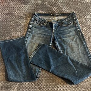 Levi’s Blue Demi Curve Jeans Low Rise Bootcut Skinny 1/25